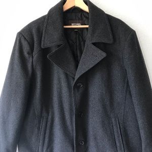 Michael Kors charcoal pea coat